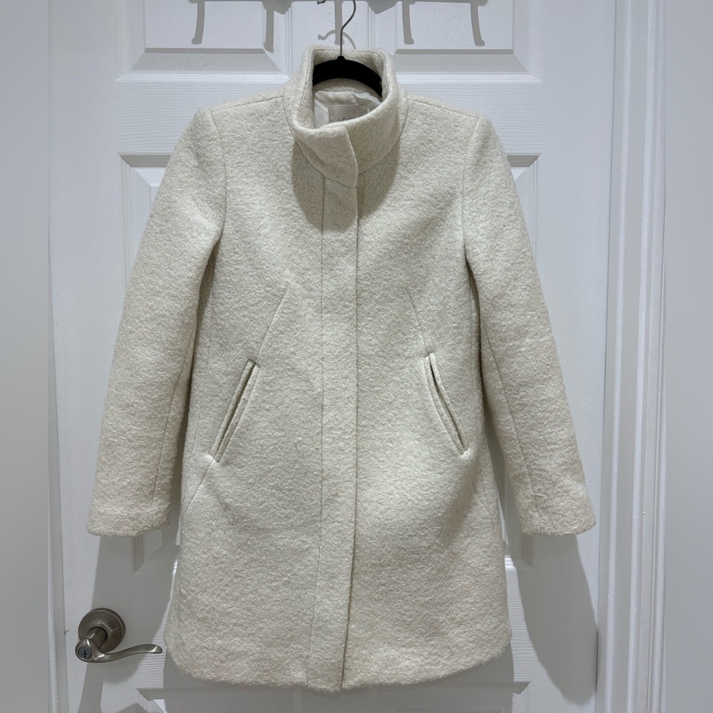 LOFT off white coat size XSP